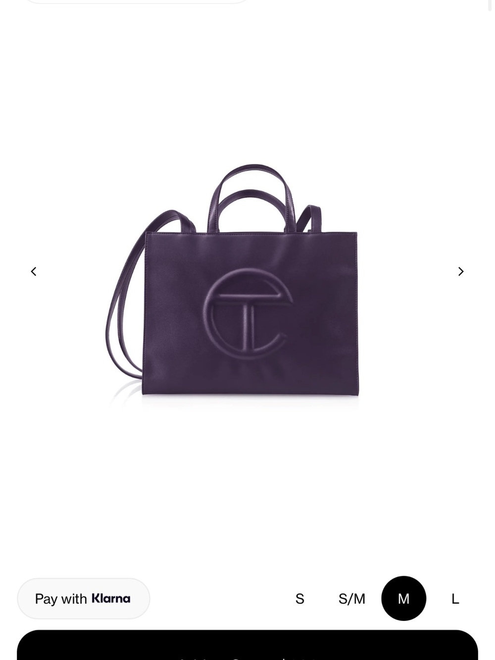 Telfar Medium Shopping Bag in eggplant